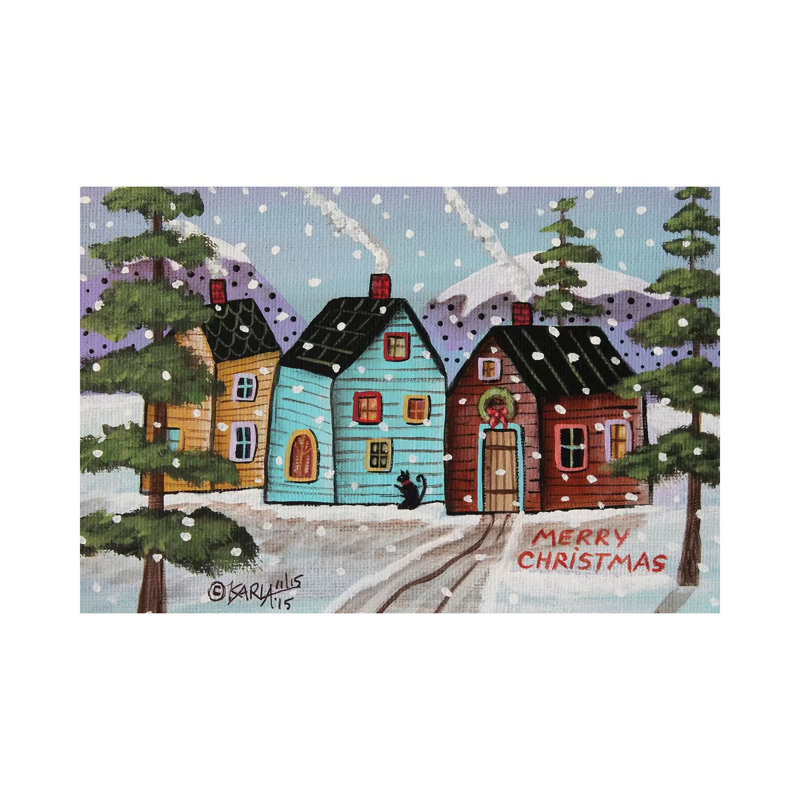 Merry Christmas I by Karla Gerard - Wrapped Canvas Print, 45.72cm H x 66.04cm W x 1.905cm D
