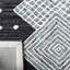 Tapis gris anthracite / ivoire en laine / coton touffeté à la main For bis-1989812247