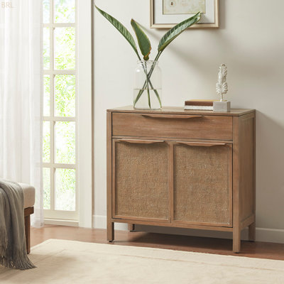Commode d'appoint tissée 2 portes Palisades