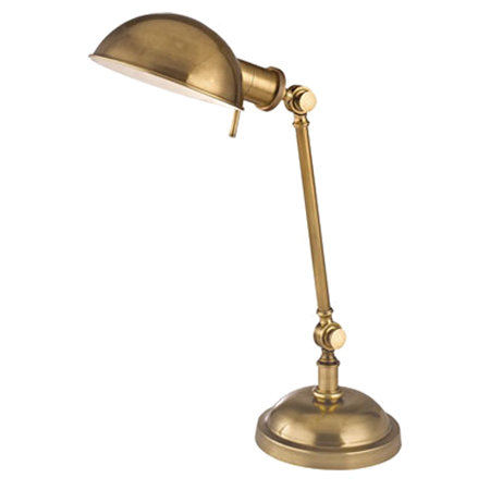 Girard Desk Table Lamp, Vintage Brass