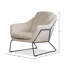 Chaise longue en polyester Mercutio