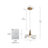 Ellsinore 1-Light 11" W Dimmable Hand Blown Glass Pendant