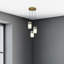 Luminaire suspendu cylindrique à 3 lumières Bandana