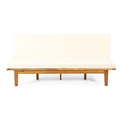 Outdoor solid wood daybed