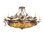 Rustic Lodge 8 - Light Semi Flush Mount