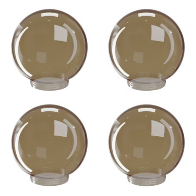 Solus 6" Smooth Acrylic Globes with Screw Neck - No Fixture Included