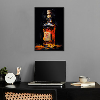 Luxury Whiskey Mancave Drinks Art Prints by Notoriart
