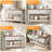 Rustic Entryway Table With Large Storage Space-871210529-871210528