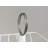 Bucket Rotating Display Rack, White Metal Retail Rack INCLUDING 24 Plastic Clear Bin