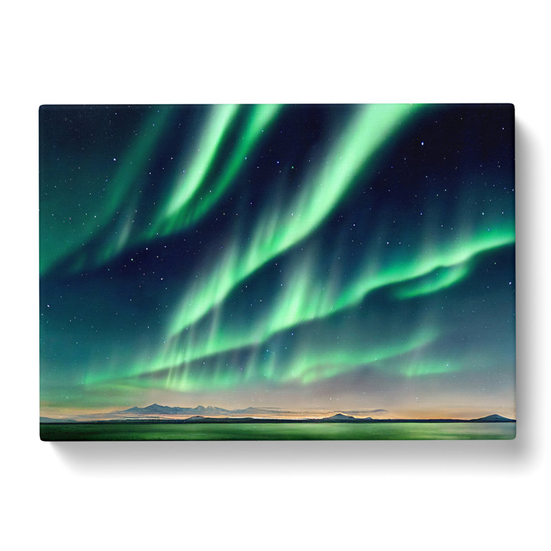 Wholesome Northern Lights - Wrapped Canvas