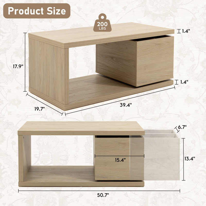 Minimalist Casual 78'' Tv Stand, Nature