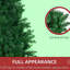 Arbres de Noël, demi-arbres de Noël artificiels avec ouverture automatique, base en acier, pour décor intérieur de Noël-1557134106