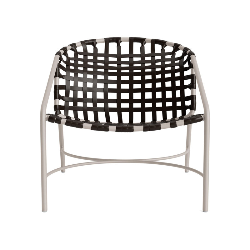 Kantan Outdoor Lounge Chair, Dove Smooth/Coffee