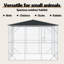 247cm Steel Floor Bird Cage
