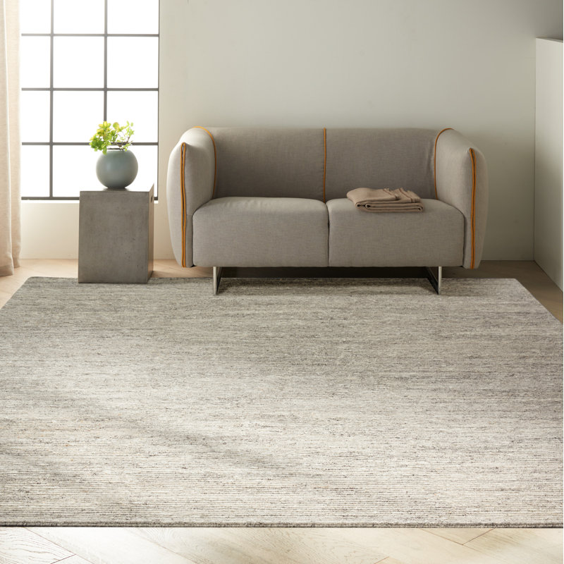Kathmandu Area Rug in Gray/Charcoal, Rectangle 2' x 3'