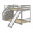 Bunk Bed With Slide And Stairway-1180984248