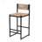 Kitchen Bar Stools With Footrest Set Of 2, Paper Rope Weave Dining Chairs For Comfort And Style, Counter Height, Bar Stool-314953164