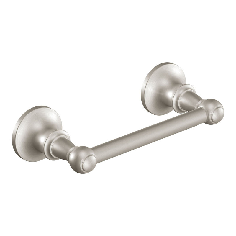 Vale Wall Mounted Pivoting Toilet Paper Holder, Brushed Nickel