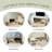 Montessori Shelf 5-section With Blackboard 23.6" H X 43.6" W Bookcase