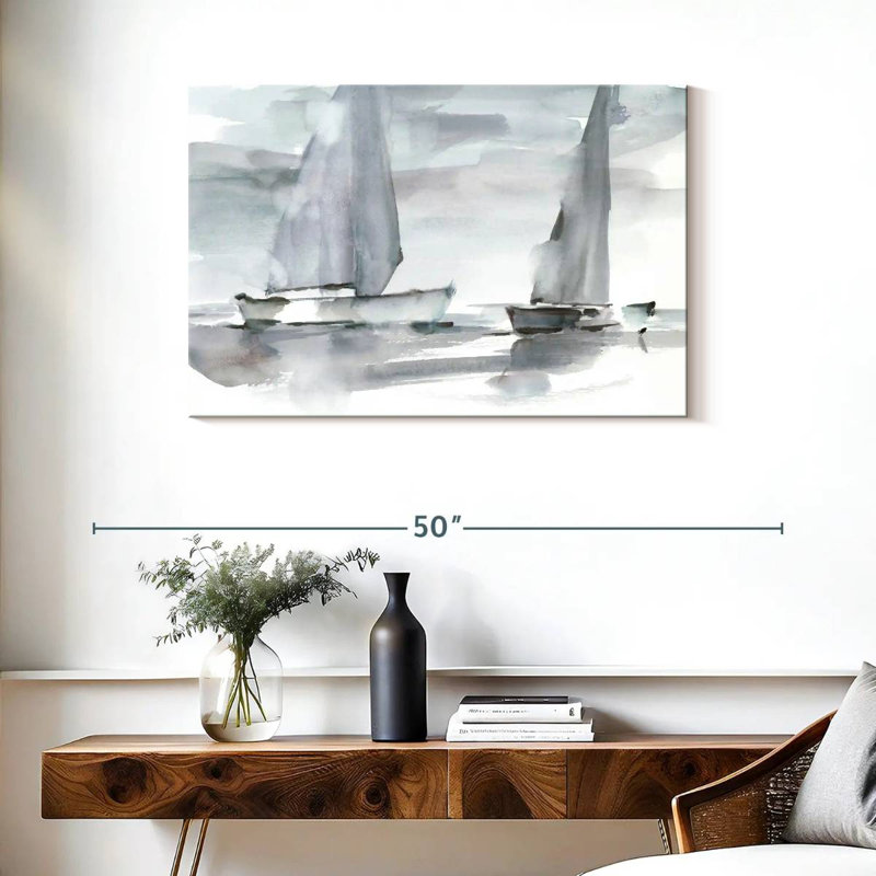 Mehar Misty Sails I, 24" H x 36" W