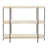 Dakota 39.5'' Solid Wood Top Console Table