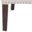 Chaise d'appoint rembourrée en lin Bacall-33246058