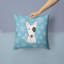  Coussin Snowflake Bull Terrier