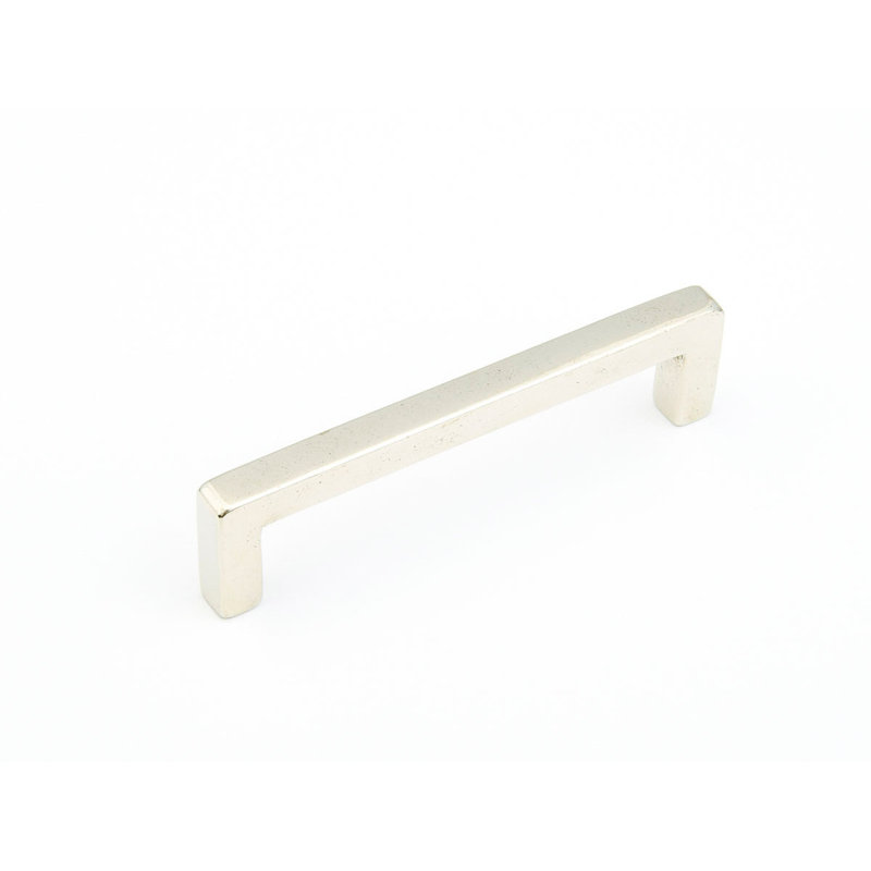 Poignée d'armoire Schaub Vinci, Bronze blanc poli, 4"