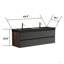 Meuble-lavabo 60 po avec lavabo à quartz et tiroirs souples, meuble-lavabo mural flottant pour salle de bain moderne, lavabo une pièce, pré-assemblé