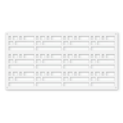 2 ft. H x 4 ft. W Polyethylene Privacy Screen by Grid Axcents