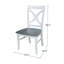 Chaise d'appoint en bois massif Rochet-29980410
