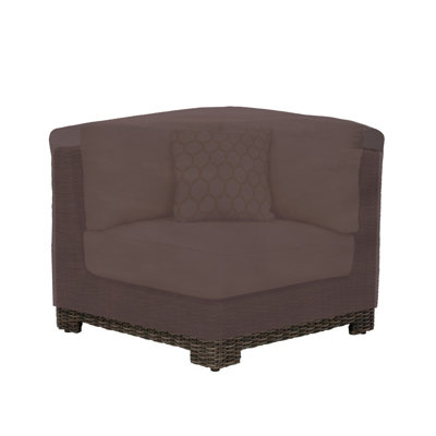 High Density Waterproof Outdoor Patio Sectional Chair Cover, All Weather Protection Patio Deep Seat Corner Chair Cover Protector