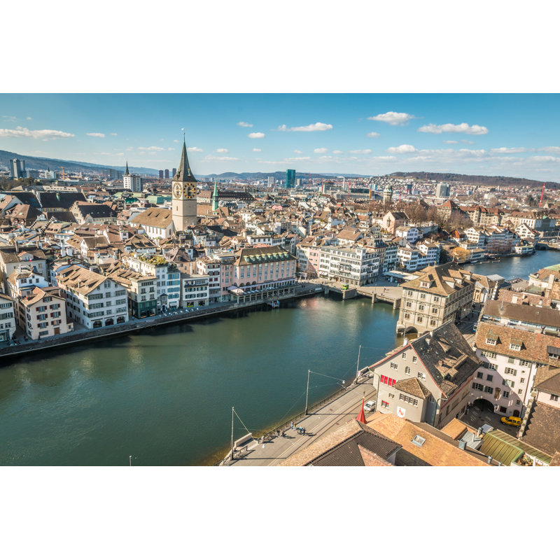 Zurich en Suisse, H 12 po x l 18 po
