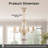 Hande 39" 8 - Light Empire Classic / Traditional Dimmable Chandelier with Crystal Accents
