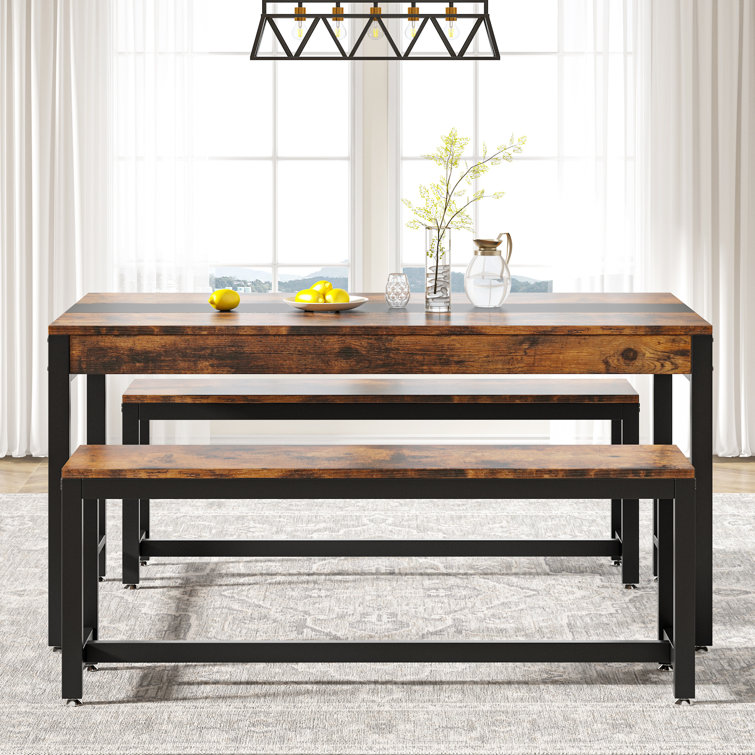 6-Person Dining Set With Sided Drawer