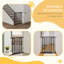 Pressure Mounted Pet Gate With Door