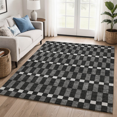 Tapis géométrique Premium lavable à la machine Villers AMF2547