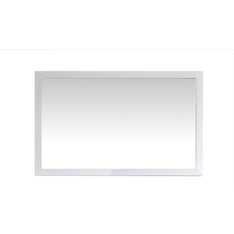 Miroir Markes, Blanc, H 30 po x l 48 po