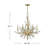 Fredrick Ramond Eve Six-Light Single Tier Chandelier w/ Faceted Crystal Buds