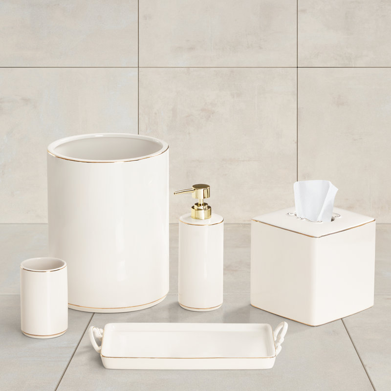 Delphine - Bath Accessories Wastebasket