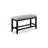 1Pc Transitional Dark Gray Finish Fabric Upholstered Counter-Height Dining Bench-1178503008-1178503014