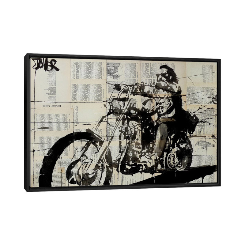 « avenant », impression sur toile tendue, H 18 po x l 26 po x P 1,5 po, Toile avec cadre noir, Pas de tapis
