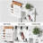 Solid Wood Wall Organizer with Key Hooks and Mail Storage
