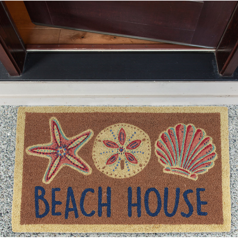 Maison de plage 30 po x 18 po tapis pour porte d’extérieur Ny