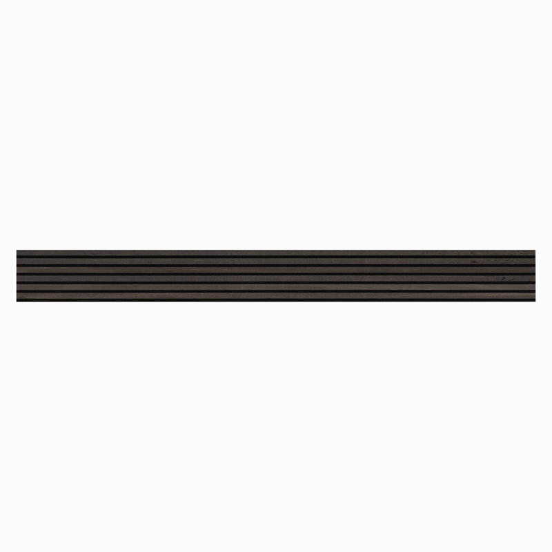 SereniSlats Bark 120 in. x 9.5 in. 3D Fluted Wood Slat Acoustic Sound Absorbing Wall Paneling , Bark