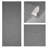 Pine 10-Panel Double Rail White Panel Track Extendable 120"-218"W x 94"H, Panel width 23.5"