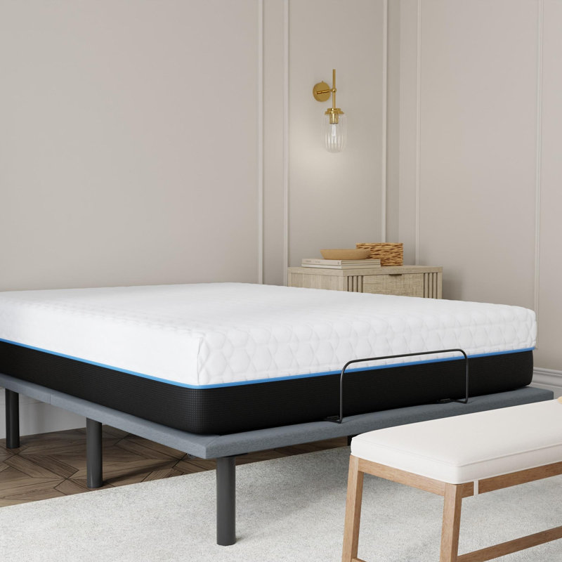 Matelas en mousse viscoélastique 12 "TG, Très grand simple, 12"