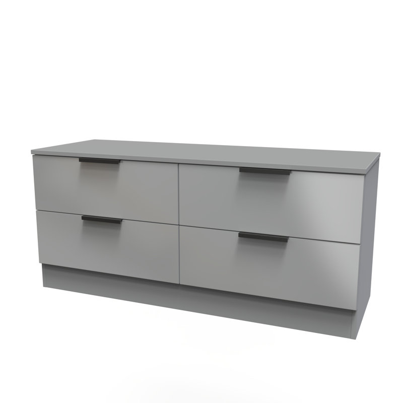 Bernardita 110 cm W Chest of 4 Drawers
