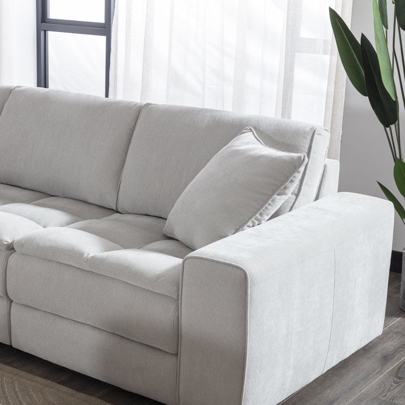 Canapé modulaire réversible de 112 po de largeur Buchanon