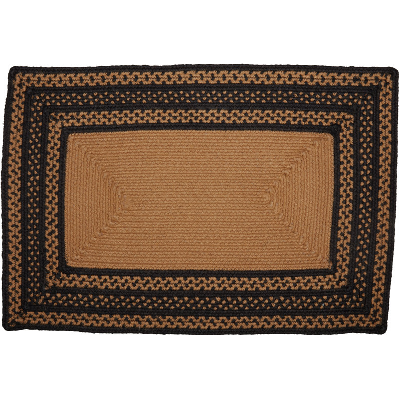 Tapis de jute Farmhouse, Rectangle 1 pi 8 po x 2 pi 6 po